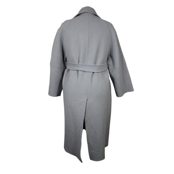 ASM Anna women's Australian wool tie‎ waist notch lapel coat XXS - Picture 3 of 16